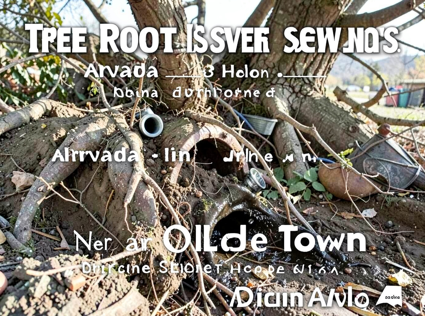 Tree Root Issues in Arvada Sewer Lines Near Olde Town